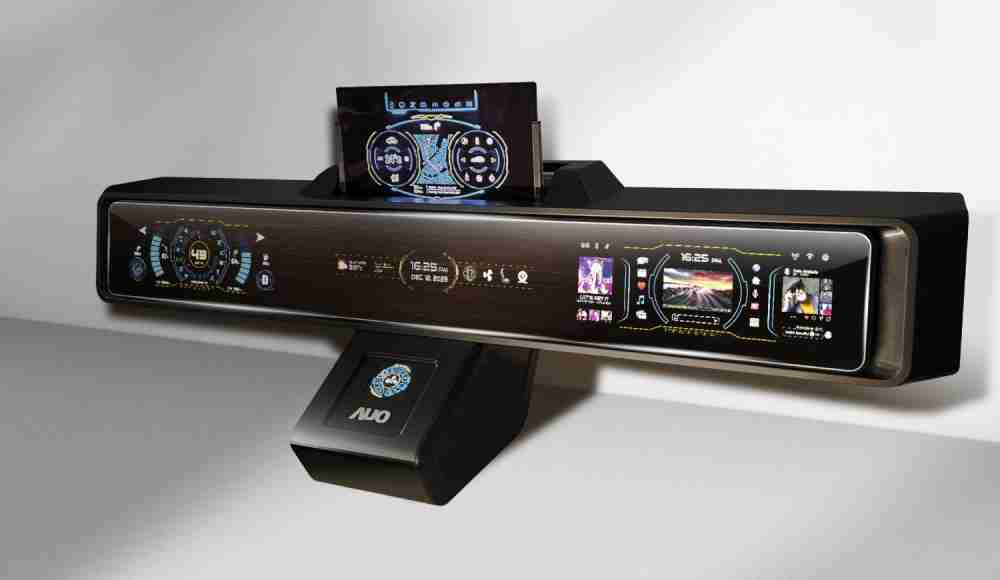 糖果派对Micro LED沉浸式车舱显示方案结合 可卷式、、、可伸缩的Micro LED应用并可呈现不同的质感纹路，，，展现人性化设计