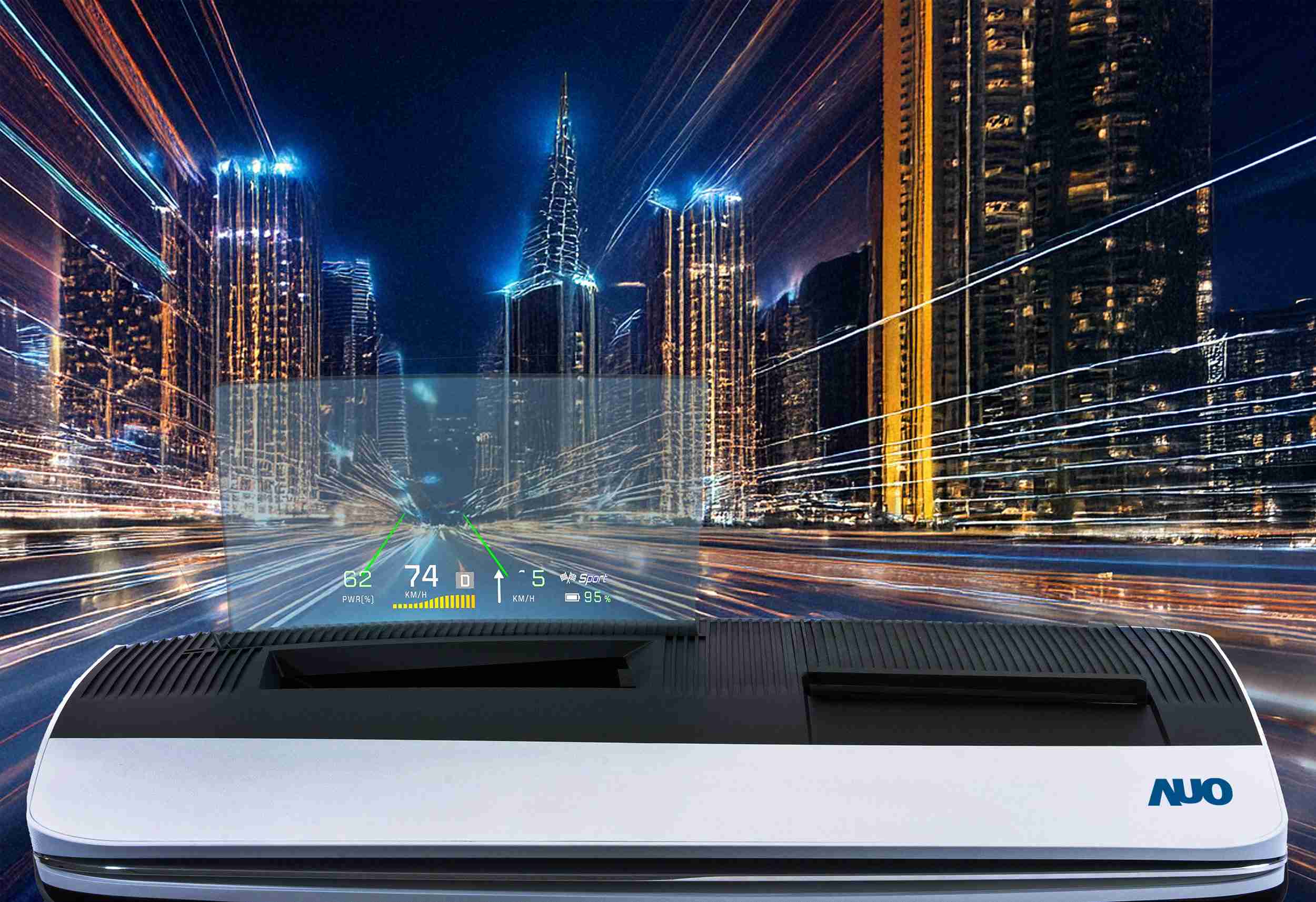 糖果派对推出13吋Micro LED抬头显示器，，，，提供高入眼亮度、、、高色彩饱和度的显示质量，，在阳光下或黑暗中都清晰可见，，，并利用Micro LED模块体积小的优势，，，解决车用空间有限的痛点